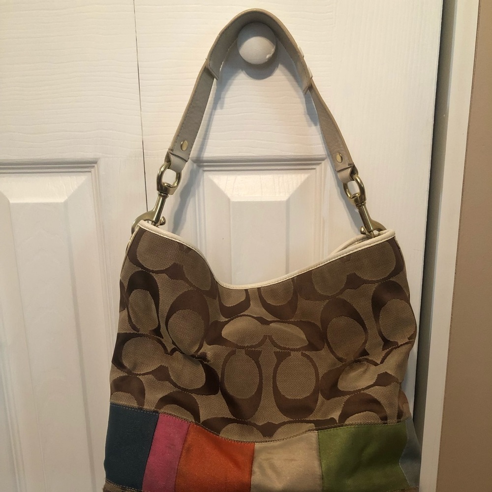 Multicolor Coach Tote